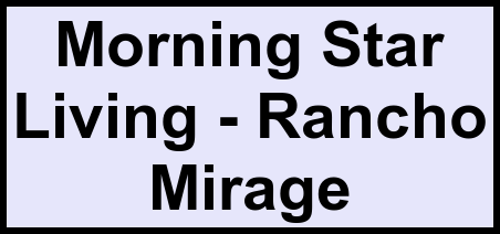 Logo of Morning Star Living - Rancho Mirage, Assisted Living, Rancho Mirage, CA
