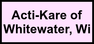 Logo of Acti-Kare of Whitewater, Wi, , Whitewater, WI