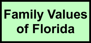 Logo of Family Values of Florida, , Oxford, FL