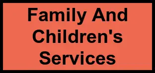 Logo of Family And Children's Services, , Baltimore, MD