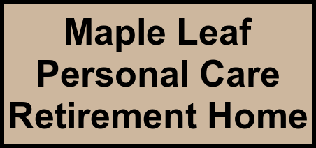 Logo of Maple Leaf Personal Care Retirement Home, Assisted Living, Shamokin, PA