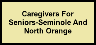 Logo of Caregivers For Seniors-Seminole And North Orange, , Apopka, FL