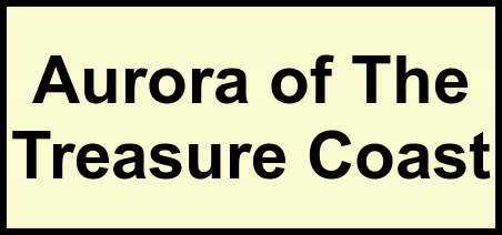 Logo of Aurora of The Treasure Coast, Assisted Living, Fort Pierce, FL