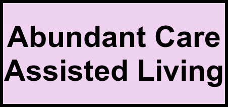 Logo of Abundant Care Assisted Living, Assisted Living, Va Beach, VA