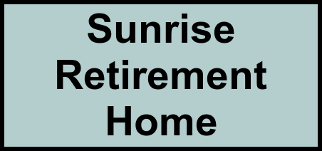 Logo of Sunrise Retirement Home, Assisted Living, Pinellas Park, FL