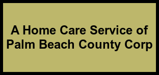 Logo of A Home Care Service of Palm Beach County Corp, , Lake Worth, FL