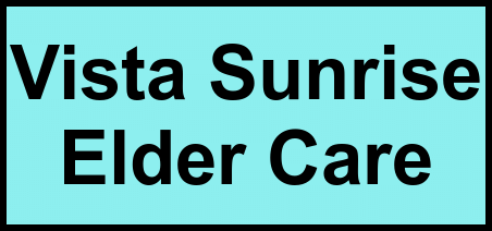 Logo of Vista Sunrise Elder Care, Assisted Living, Vista, CA