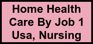 Logo of Home Health Care By Job 1 Usa, Nursing, , Toledo, OH