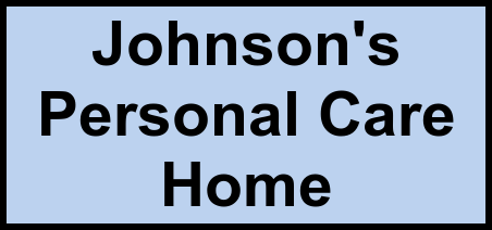 Logo of Johnson's Personal Care Home, Assisted Living, Meyersdale, PA