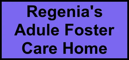 Logo of Regenia's Adule Foster Care Home, Assisted Living, Ortonville, MI