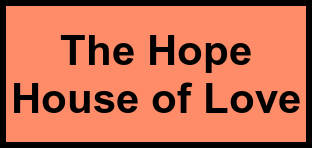 Logo of The Hope House of Love, , Apopka, FL