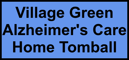 Logo of Village Green Alzheimer's Care Home Tomball, Assisted Living, Memory Care, Tomball, TX