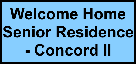 Logo of Welcome Home Senior Residence - Concord II, Assisted Living, Concord, CA