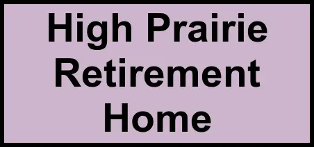 Logo of High Prairie Retirement Home, Assisted Living, Belle Fourche, SD