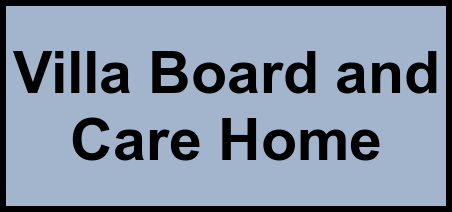 Logo of Villa Board and Care Home, Assisted Living, Rodeo, CA