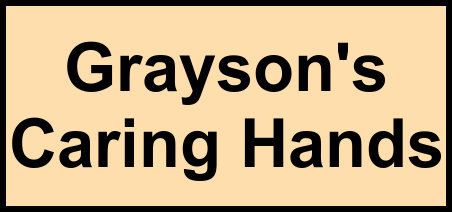 Logo of Grayson's Caring Hands, Assisted Living, Huntington, WV
