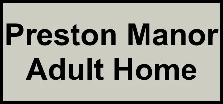 Logo of Preston Manor Adult Home, Assisted Living, Oxford, NY