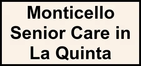 Logo of Monticello Senior Care in La Quinta, Assisted Living, La Quinta, CA