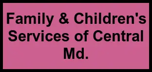 Logo of Family & Children's Services of Central Md., , Baltimore, MD