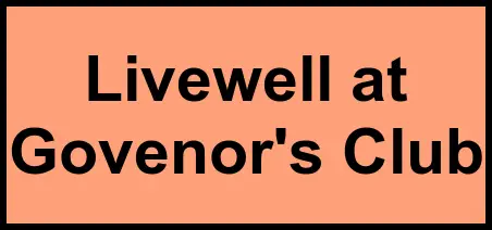 Logo of Livewell at Govenor's Club, Assisted Living, Chapel Hill, NC