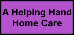 Logo of A Helping Hand Home Care, , Mason City, IA