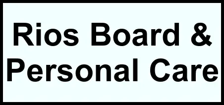 Logo of Rios Board & Personal Care, Assisted Living, San Antonio, TX