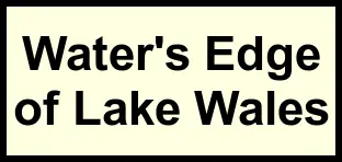 Logo of Water's Edge of Lake Wales, , Lake Wales, FL