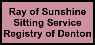 Logo of Ray of Sunshine Sitting Service Registry of Denton, , Denton, TX