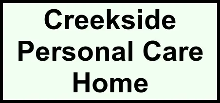 Logo of Creekside Personal Care Home, Assisted Living, Ellijay, GA