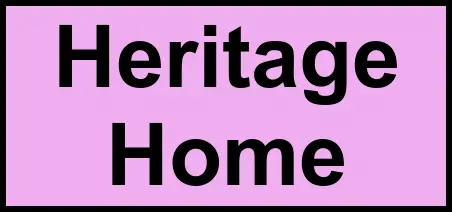 Logo of Heritage Home, Assisted Living, Oakdale, CA