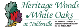 Logo of Heritage Woods of Noblesville, Assisted Living, Noblesville, IN