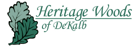 Logo of Heritage Woods of Dekalb, Assisted Living, DeKalb, IL