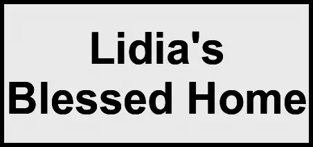 Logo of Lidia's Blessed Home, Assisted Living, Modesto, CA