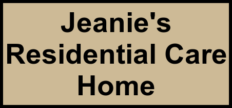 Logo of Jeanie's Residential Care Home, Assisted Living, Bluejacket, OK