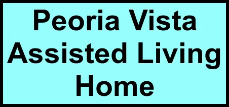 Logo of Peoria Vista Assisted Living Home, Assisted Living, Peoria, AZ