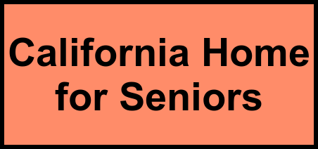 Logo of California Home for Seniors, Assisted Living, El Cajon, CA