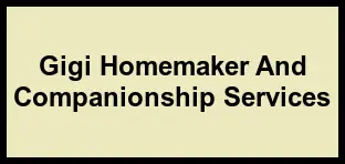 Logo of Gigi Homemaker And Companionship Services, , Jacksonville, FL