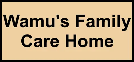 Logo of Wamu's Family Care Home, Assisted Living, Winston Salem, NC