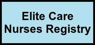Logo of Elite Care Nurses Registry, , La Mesa, CA