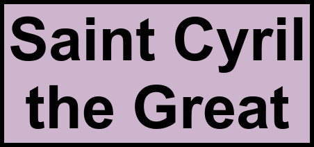 Logo of Saint Cyril the Great, Assisted Living, Fort Lauderdale, FL