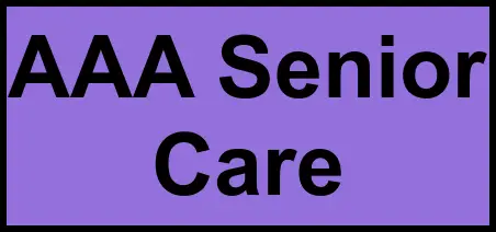 Logo of AAA Senior Care, Assisted Living, Penryn, CA