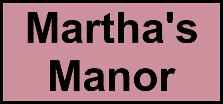 Logo of Martha's Manor, Assisted Living, Lilly, PA
