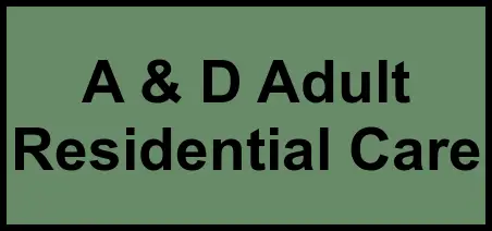 Logo of A & D Adult Residential Care, Assisted Living, New Orleans, LA