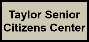 Logo of Taylor Senior Citizens Center, , Perry, FL