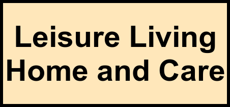 Logo of Leisure Living Home and Care, Assisted Living, Palm Springs, CA