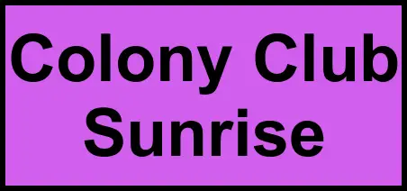 Logo of Colony Club Sunrise, Assisted Living, Sunrise, FL