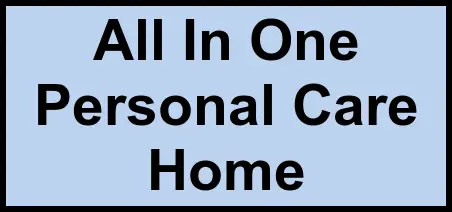 Logo of All In One Personal Care Home, Assisted Living, Stone Mountain, GA