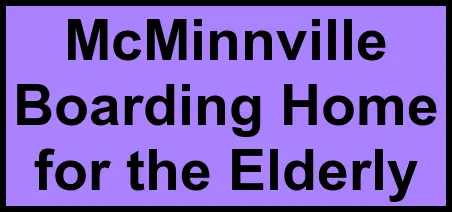 Logo of McMinnville Boarding Home for the Elderly, Assisted Living, Mc Minnville, TN