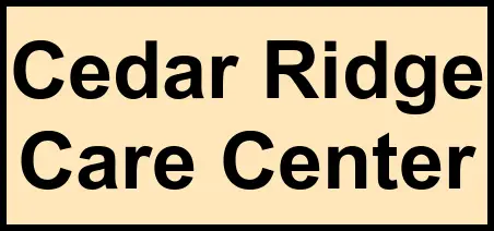 Logo of Cedar Ridge Care Center, Assisted Living, Cassville, MO