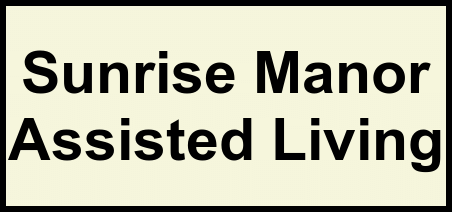 Logo of Sunrise Manor Assisted Living, Assisted Living, Jasper, AL